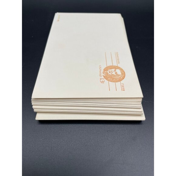 Vintage 1981 USPS Robert Morris Patriot 13 cent Post Cards, New/Unused lot of 69 - Picture 4 of 4